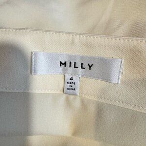 Milly Mini Skirt Size 4 Cream and Black